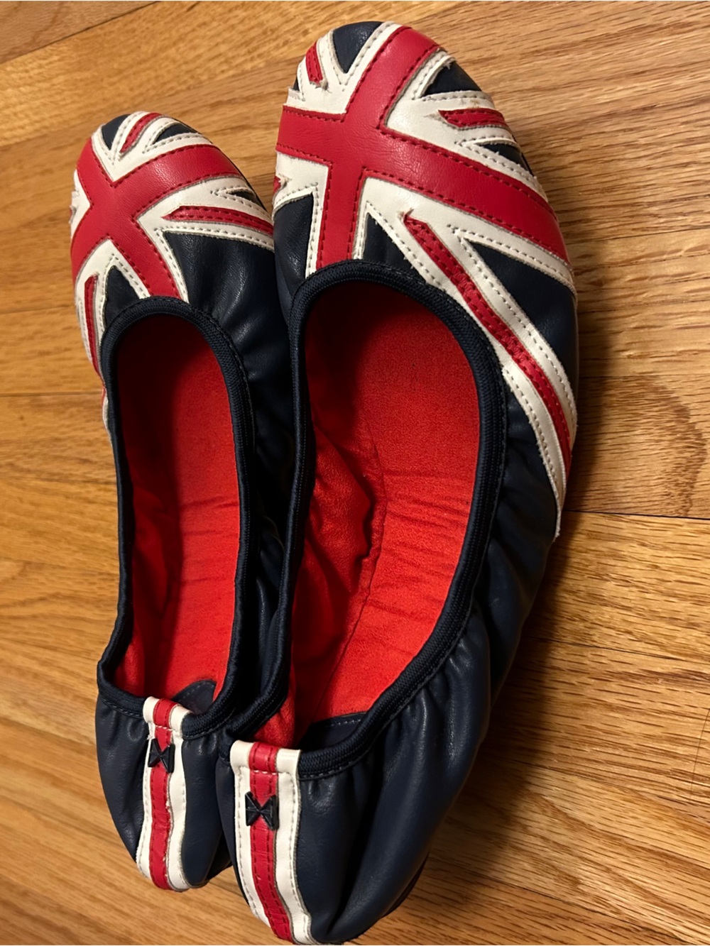 Butterfly Twists Union Jack Ballet Flats - Picture 7 of 11
